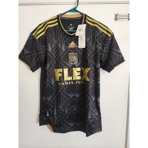 Adidas Los Angeles LA FC Soccer Jersey Aeroready 22/23 H45421 Size Small *NEW*